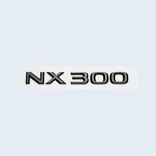Glossy Black ABS Letters NX200 NX300 NX200t NX300h HYBRID Emblem For Lexus Car Trunk Logo Sticker Badge Accessories