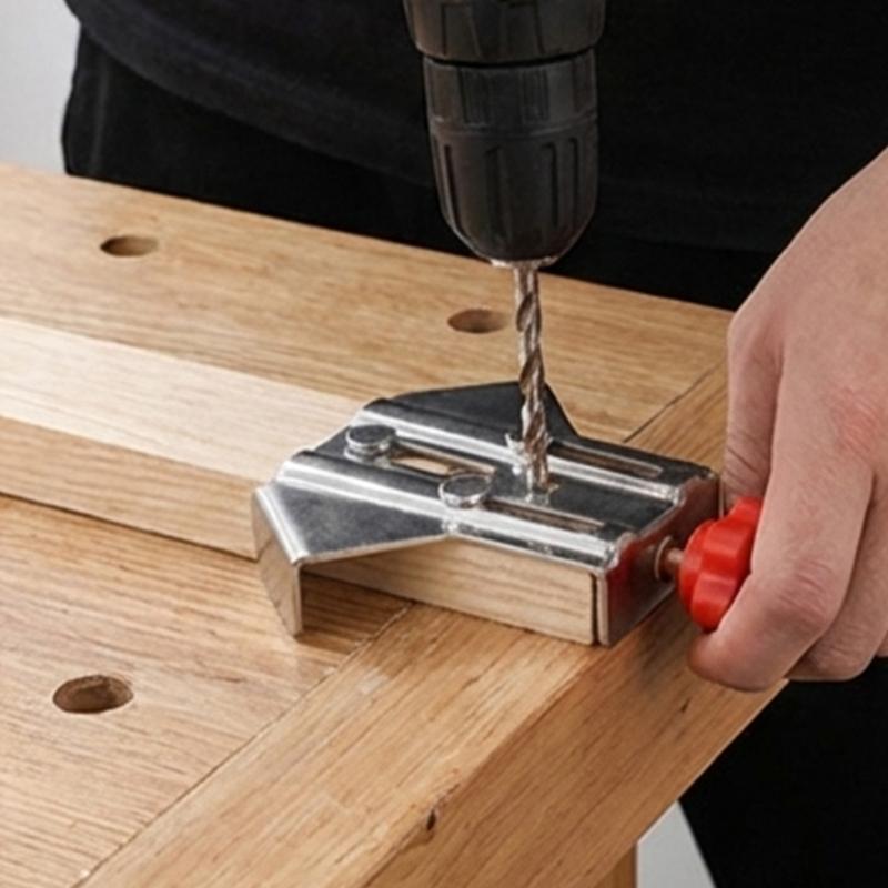 Metal Steel Quick Clip Auxiliary Corner Clamp Locator Adjustable 90 Degree Fixing Clamp For Woodworking Tool