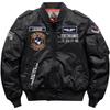 Men's Heavy Industry MA1 Embroidered Baseball Jacket - Loose American Style Autumn/Winter Flight Suit