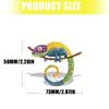 Vibrant Lizard Brooch 4 Color Optional Alloy Accessory Versatile Outfit Accent Badge Pin For Casual or Formal