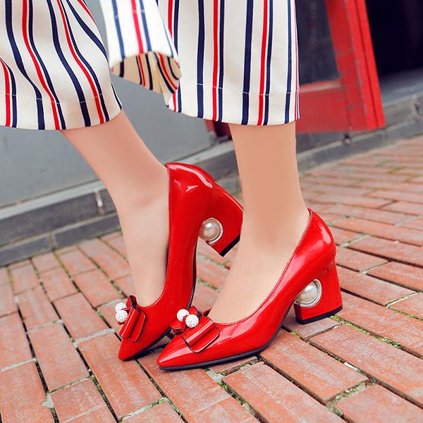 Buy Women Dress Pumps Red Pink High 