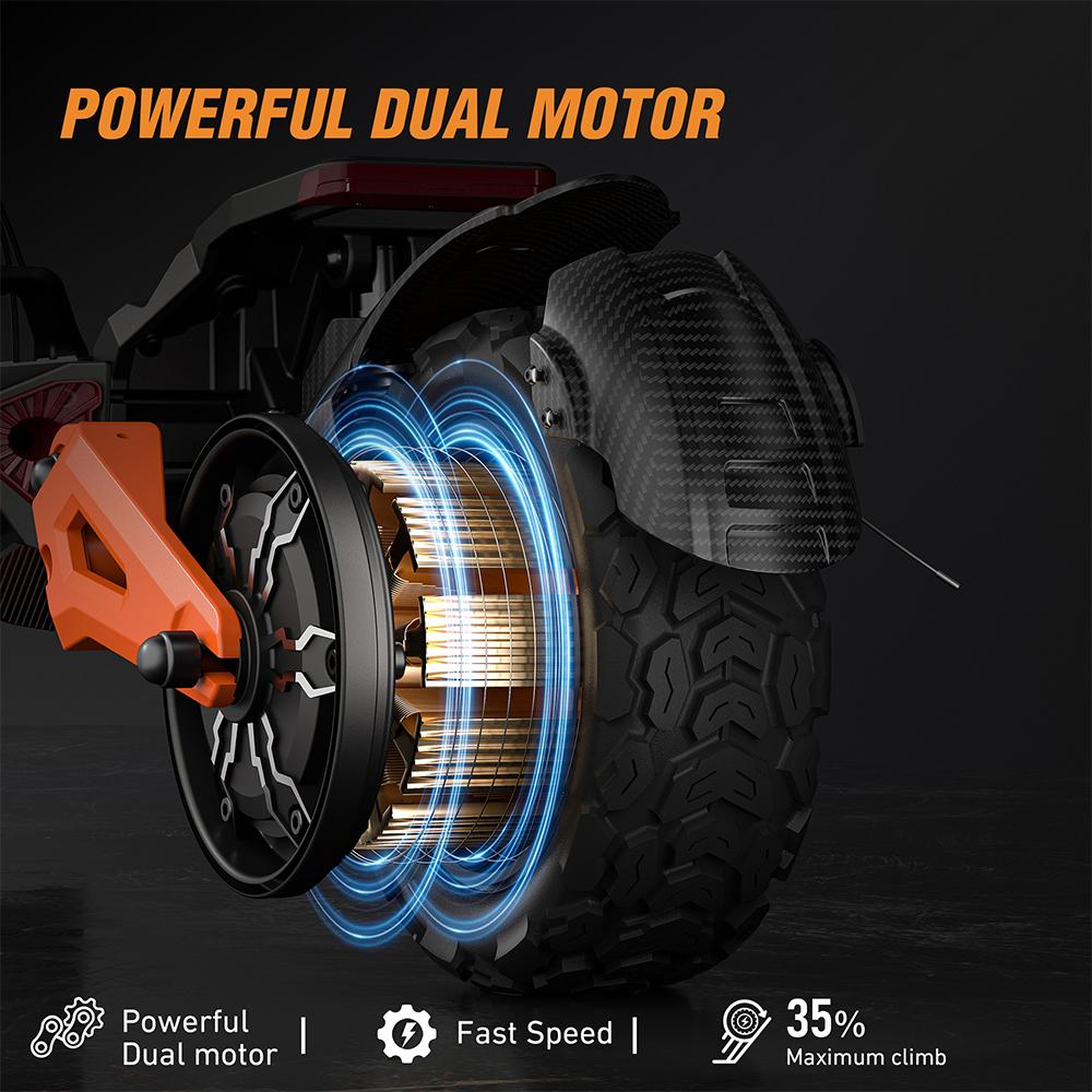 FREEBOY Dual Motor Off Road Electric Scooter Fat Tire 11 Inch Adult E Scooter US EU Warehouse Fast Shipping Foldable Escooter