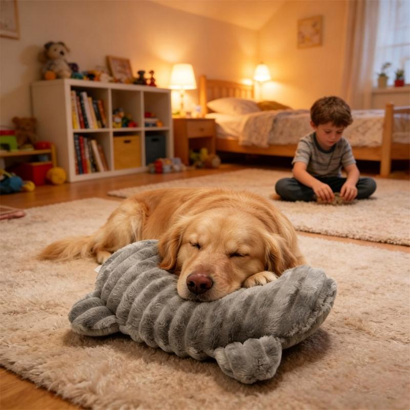Cats Dog Sleeps Little Pillows Fashion Neck Protectors U-Shape Pillows Cats Headrest Cats Indoor Soft Calming Toy Pet