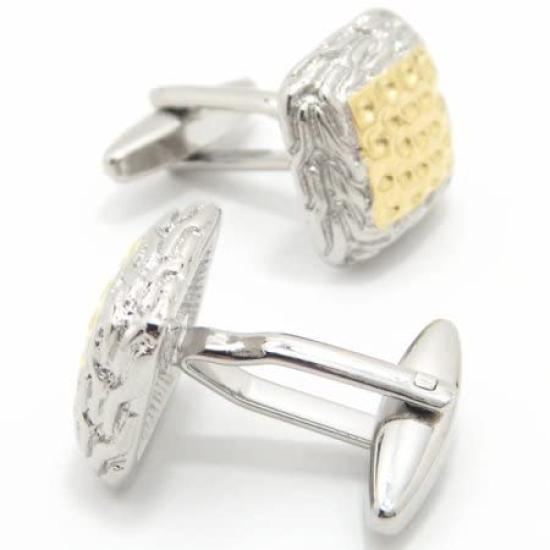 Karon Square Cuffs Cufflinks Cufflinks 2-tone