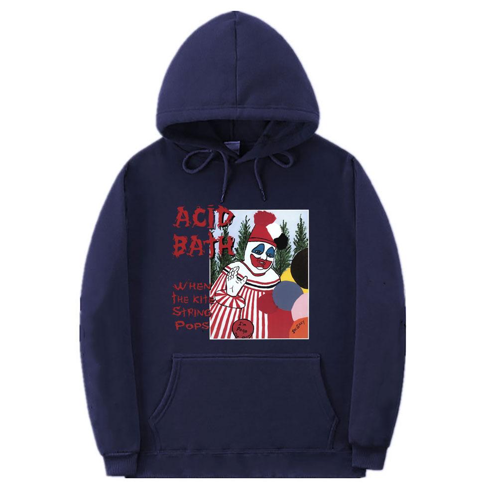 Mikina Acid Bath Hoodie Psychic Tv Coil Sludge Metal Unisex Dámská Móda Vintage Volné Mikiny Topy Hip Hop Rock Punk Gotická mikina