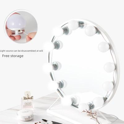 Three-Color USB Hollywood Vanity Light Bulbs for Makeup Mirrors