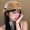 Japanese Reverse Wear Forward Caps for Women Fashion Embroidery Letters Street Berets Hip Hop Cotton Adjustable Newsboy Hats