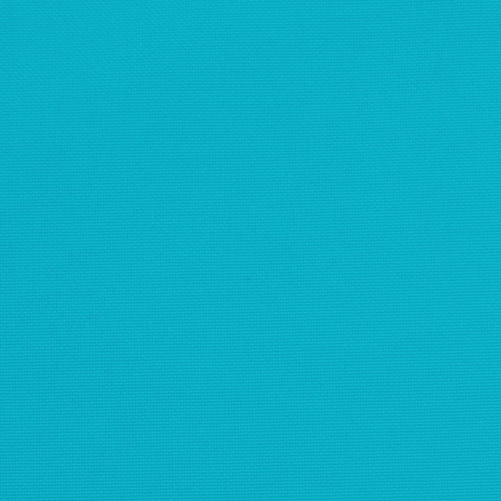 Low Back Chair Cushions 2 pcs Turquoise Oxford Fabric