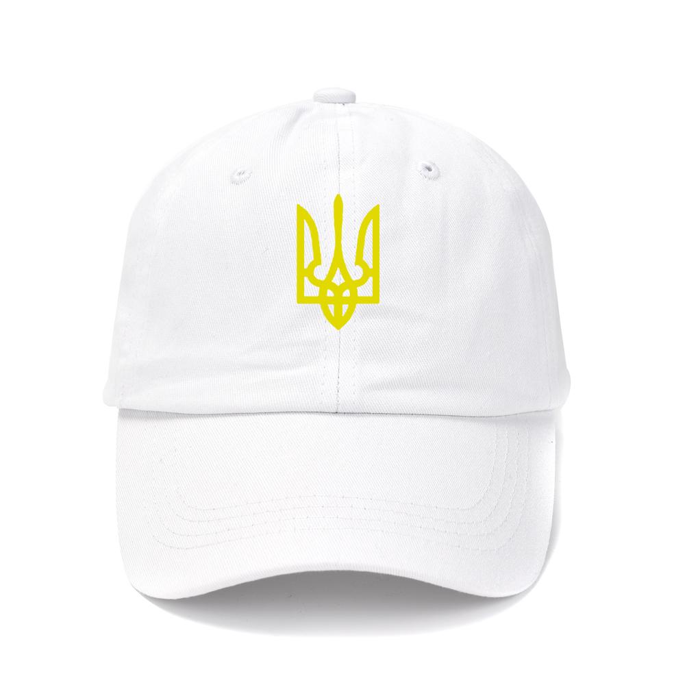 New Ukraine Washed Cotton Print Retro Unisex  Emblem Popular Baseball Cap Outdoor Sports Adjustable Sunshade Hat