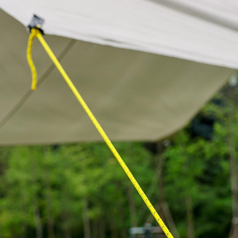 Camping Rope Cord Guy Line for Camping Tent Fixation, Travel Backpacks, Outdoor 13 Feet 4MM Reflective Tent Guy Rope