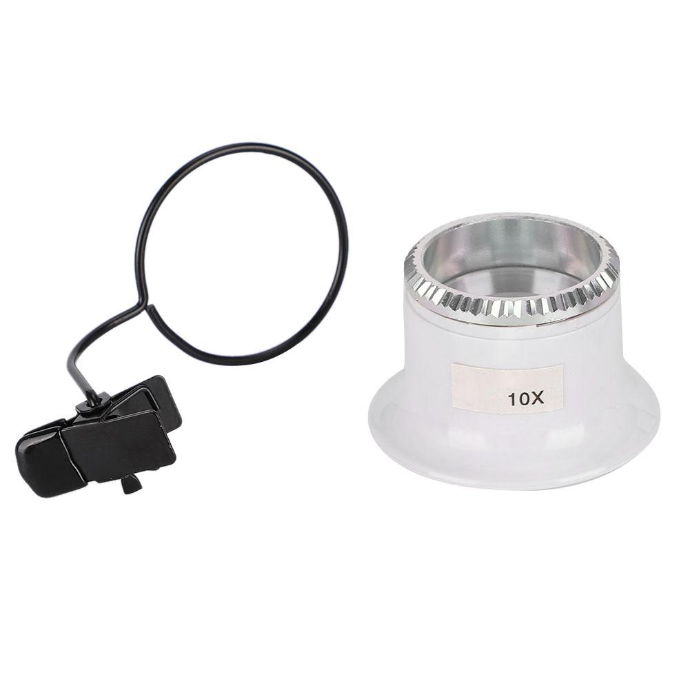 

10X Clip On Watch Magnifying Glasses Repair Magnifier Loupe Jewelry Tool