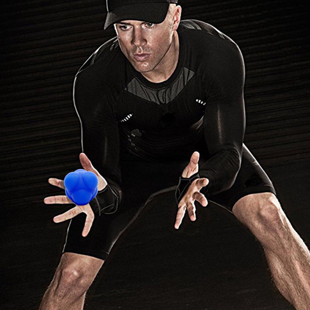 Silicone Hexagonal Reaction Ball  Coordination  Exercise Sports Fitness Training Ball