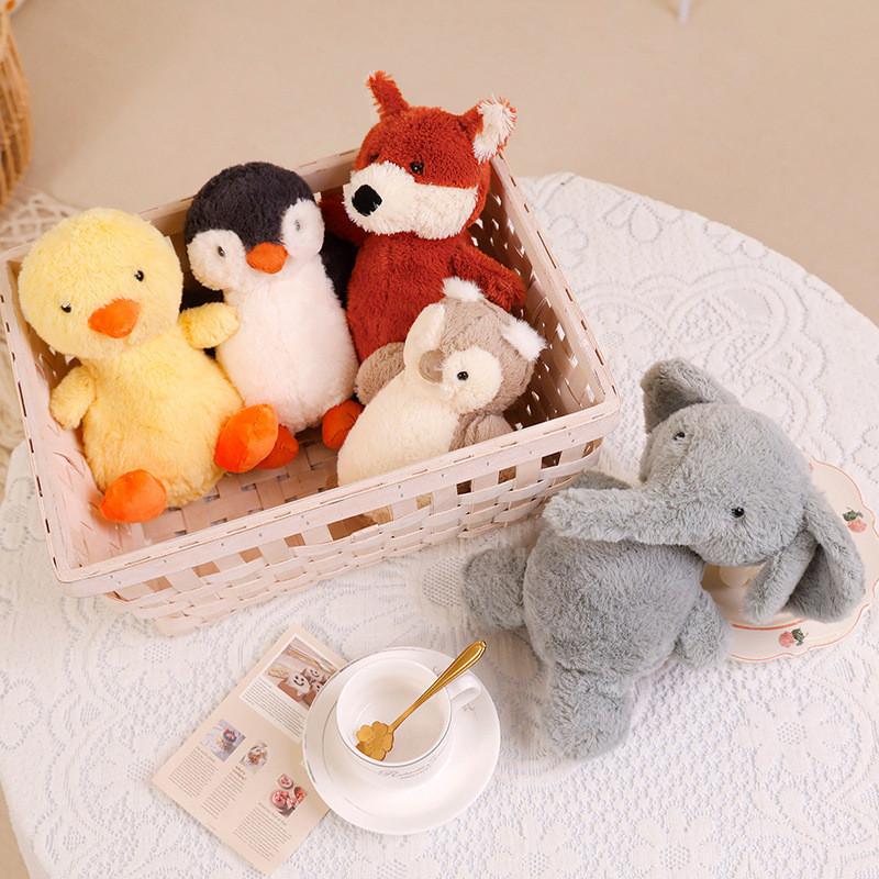 Soft Short Flannel Penguin Plush For Kids Birthday Gift And Collectible Toy