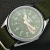 JAPAN VINTAGE REFURBISHED SEIKO 5 AUTOMATIC 6309A MENS GREEN WATCH a441670-1 Sk-a441670