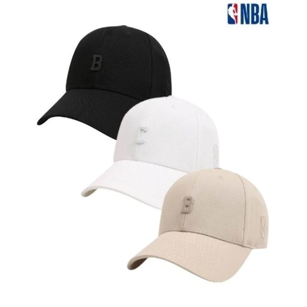 Unisex NBA [BKN] Initial Mini Metal Hardball Cap N255AP455P Beige (83)