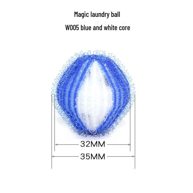 Nylon Laundry Balls: Lint & Hair Remover, Anti-Tangle for Small & Large Loads.