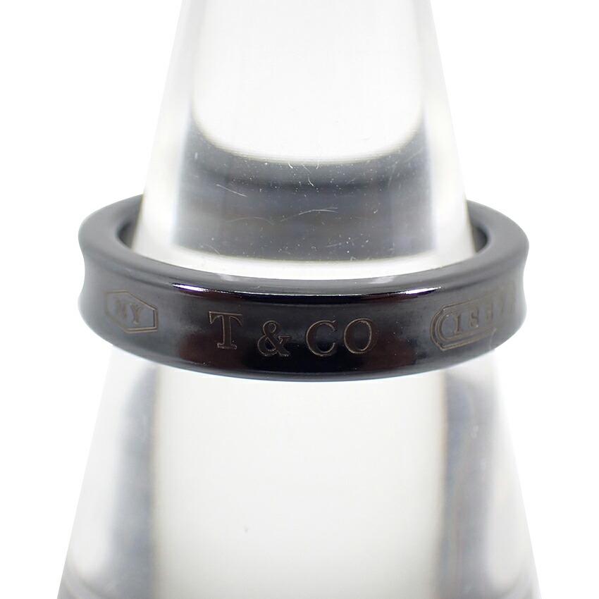 

[Pre-owned] TIFFANY 1837 Titanium Ring / Size 11 / j61-15