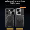 For Xiaomi Redmi 13C 4G/Poco C65 4G Case Slide Camera Lid TPU+PC Hybrid Phone Cover with Kickstand