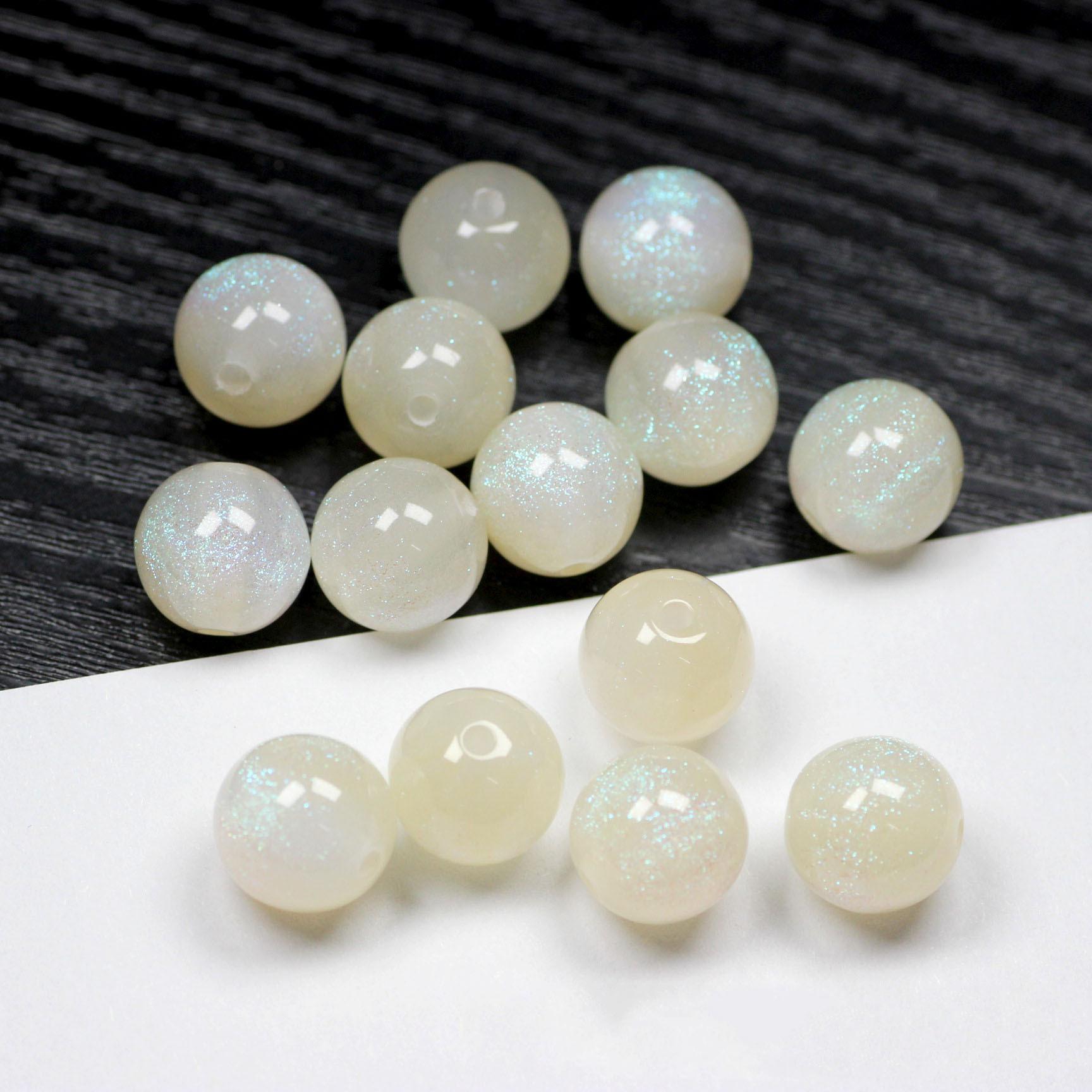 

Товары для вечеринок, круглая цепочка для телефона из смолы, креативная, 12 мм, 25 шт., тонкие сверкающие бусины, прямое отверстие, браслет своими руками, изготовление ювелирных изделий, бисерный материал