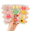 3-9pcs Hair Accessories Hairpins Hair-friendly Velcro Broken Hair Tidying Fragmented Hair Girl Magic Tape Cute Children  Delicate Jewelry
