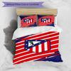 Set copripiumino 3 pezzi (1*Copripiumino + 2*Federe, Senza Nucleo),Set Biancheria da Letto con Stampa di Squadra di Calcio, Decorazione Camera da Letto, Stagione Unica, Regalo di Compleanno