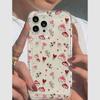 Girl Style Mushroom Pattern Simple Clear Phone Case for  Mi 11 Lite 5G 14 13T 13 12T 12 Poco F5 X6 Pro Soft Bumper Cover