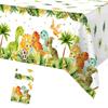 Dinosaur Birthday Disposable Tablecloth Birthday Party Decor Kids Boy Baby Shower Jungle Dino Party Table Cover Supplies Favors