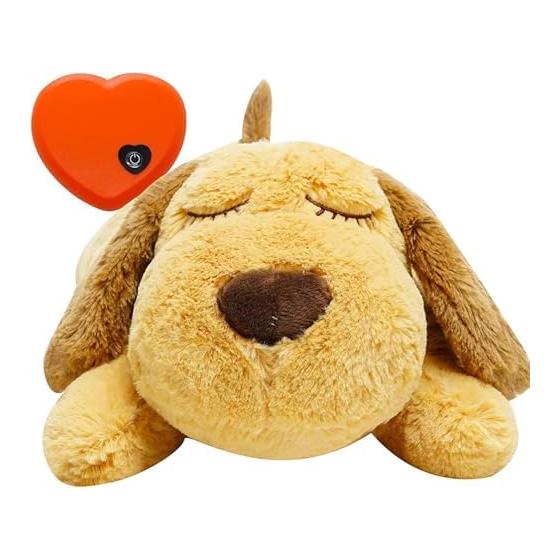 Pet Dog Toy, Dog Stuffed Toy, Separation Anxiety Relief Stuffed Toy, Heartbeat Dog Toy, Chewing, Unbreakable, Pet Companion, Dog Educational Toy,