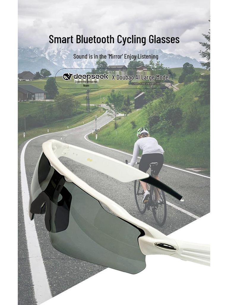 Smart Bluetooth Cycling Glasses with AI Voice Translation