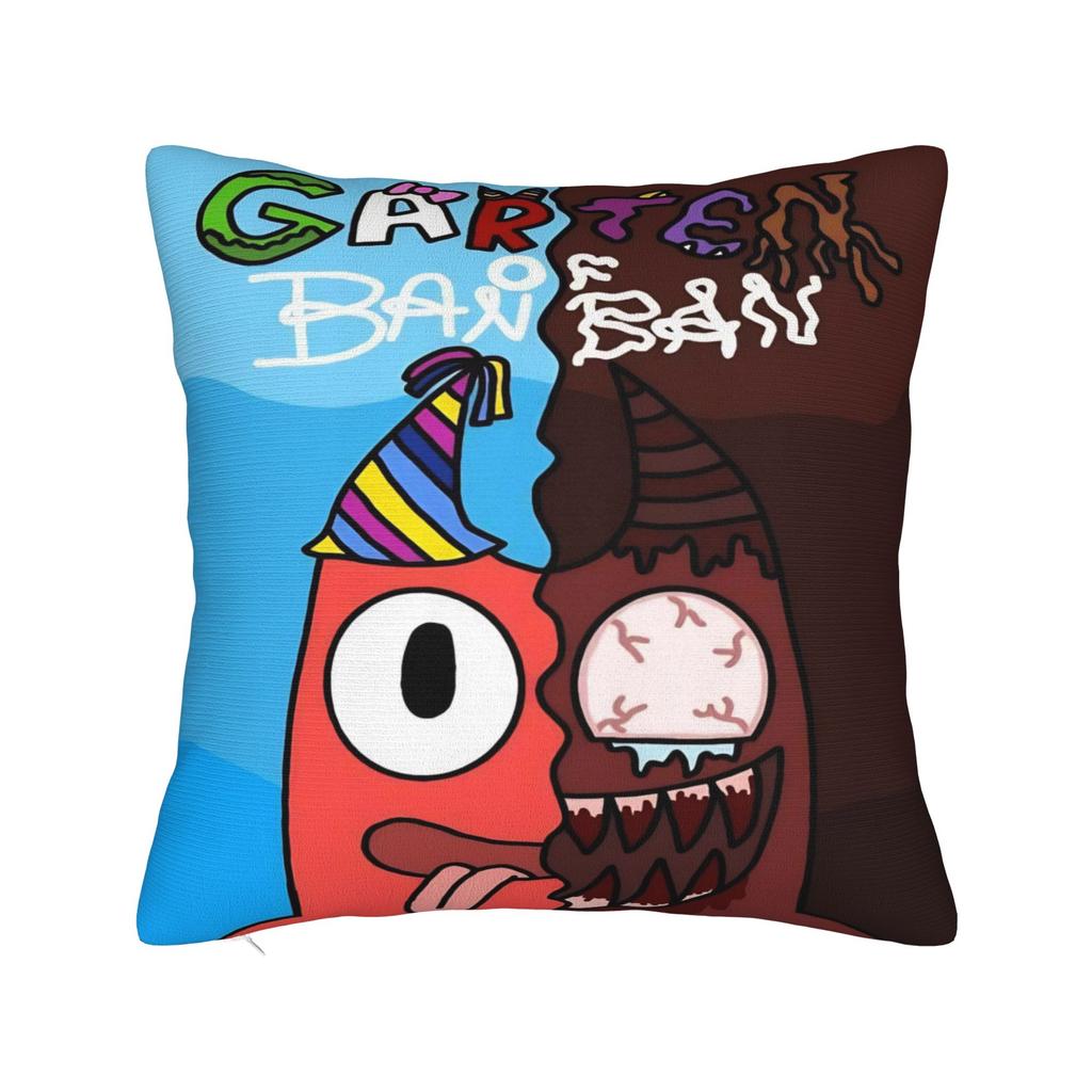 Home Decor Garten of Banban Horror Game Pillowcase Accessories  Pillow Covers Zipper Multi Size