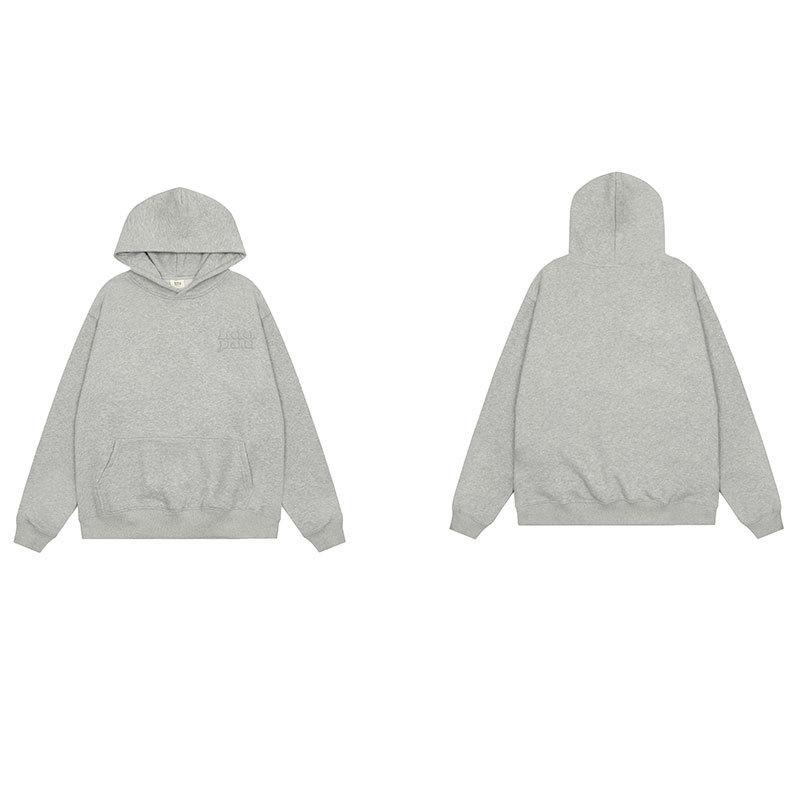 Unisex Broken Planet Print Velvet Hoodie - Trendy & Casual