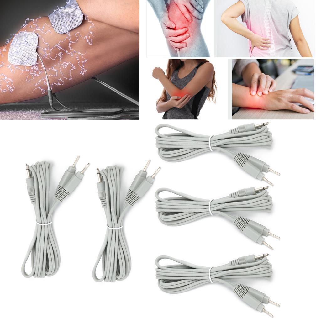 Compatible Lead Wires 4.9ft Replacement Tens Lead Wires Tens Lead Wires for Electrotherapy Devices