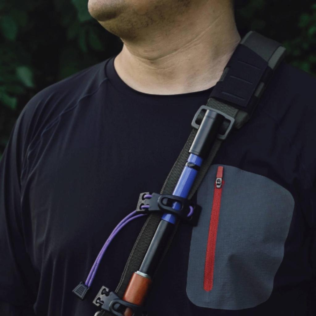 Backpack Accessory Hanger with Elastic Cord Compact for Mountaineering, Hiking