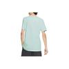 T Shirts Men's Green Crew Neck Moderate Straight Fit BQ1266-336