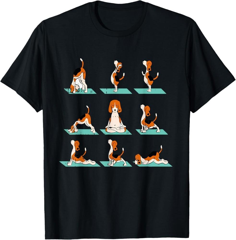 

Funny Dog Yoga Pose Lover Namaste Gift Fitness Outfit Gift Unisex T-Shirt 3XL