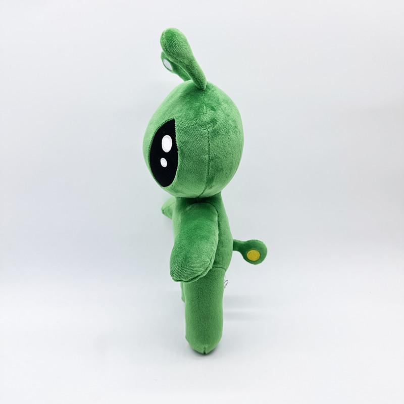 25cm Green Alien Plush Toy Anime Tentacled Horn Alien Monsters Horror Doll Boys Girls Soft Toys Stuffed Throw Pillow Kids Gifts