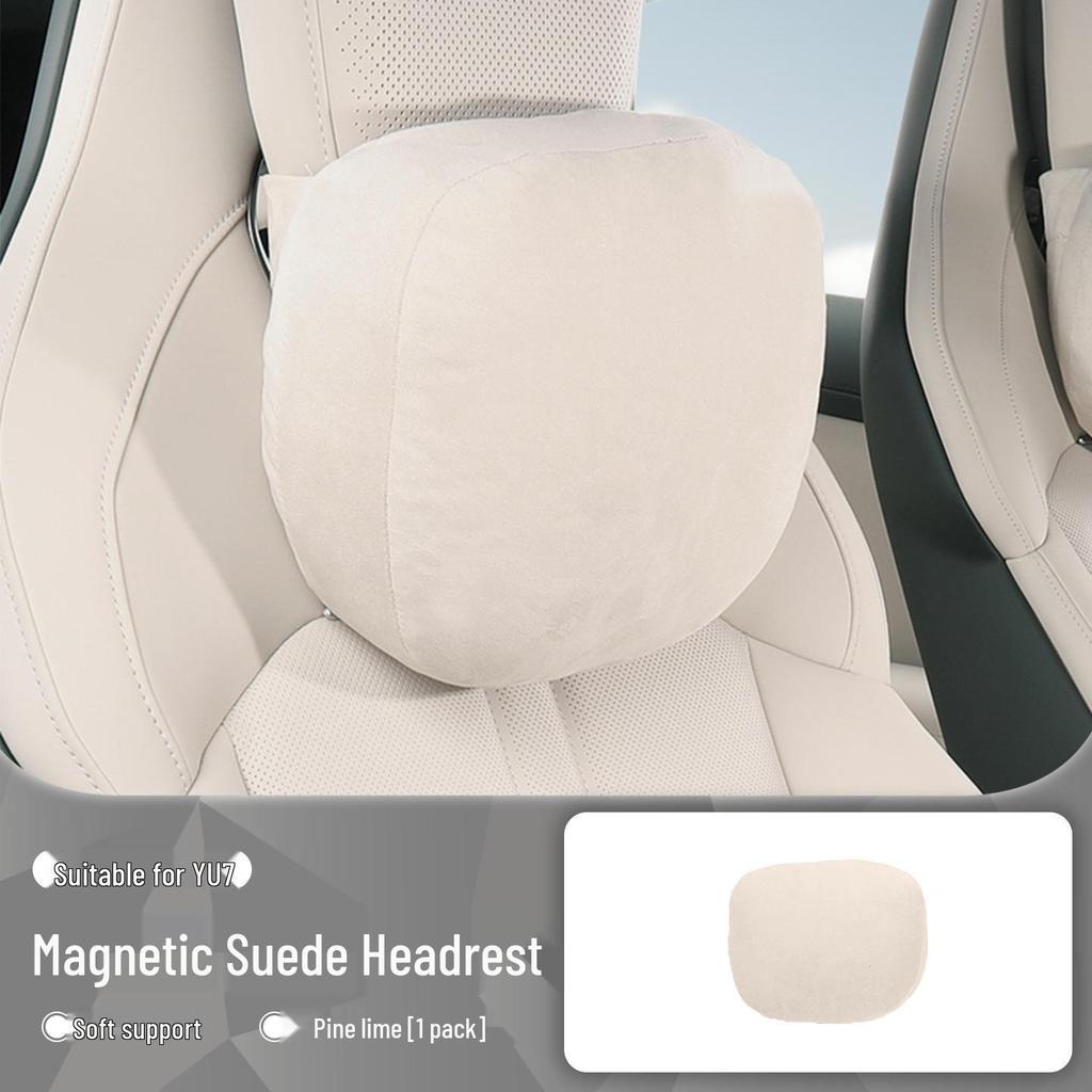 Magnetic Headrest Neck & Lumbar Support Pillow for Xiaomi YU7/Ultra
