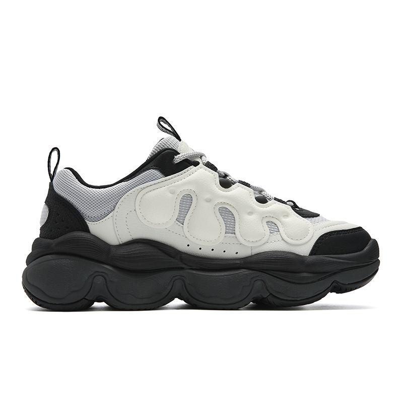 FILA PEASE Height Increasing Low top Casual Shoes Women's White Gray F12W541114FGL