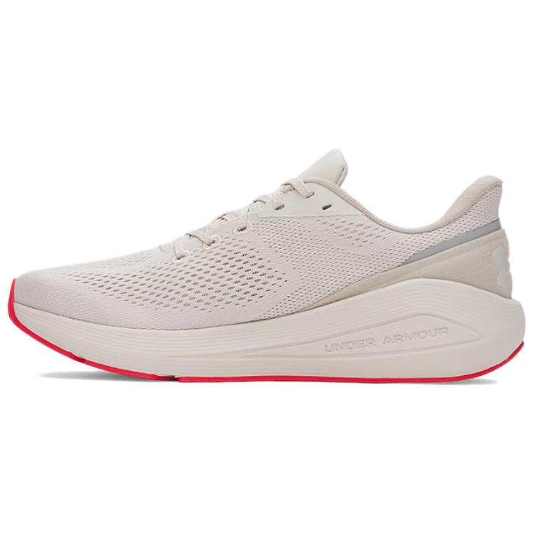Under Armour Sonic 7 Fashion Sports Fabric Durable Low-Top Running Shoes Men Sneakers Beige 3028002-111
