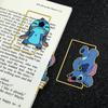 Cute Stitch Bookmark for Book Lover Gifts Disney Fans Kawaii Stitch Book Page Paper Clip Mark for Friends Kids Reading Supplies