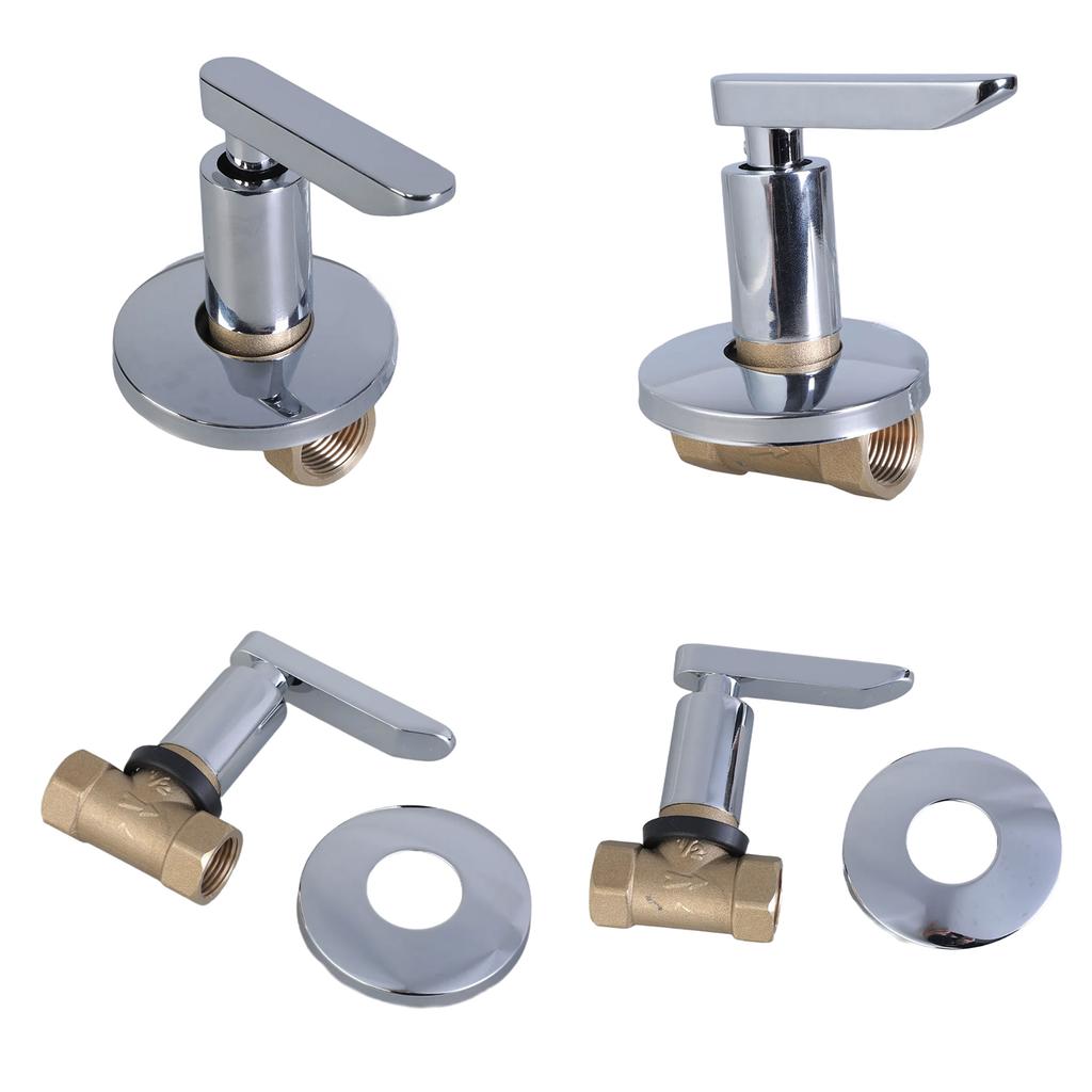 Multipurpose Aluminum Alloy Concealed Water Valves DN15 Female Thread NPT for Home and Commercial Water Systems
