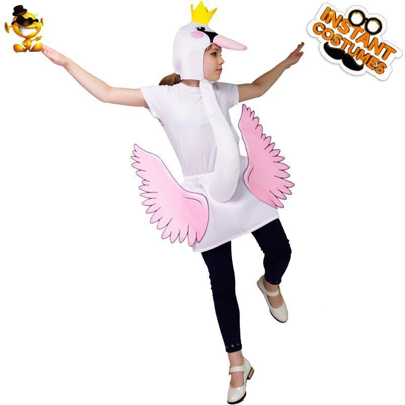 Children's Halloween Flamingo stage costumes, Flamingo character costumes, funny party costumes