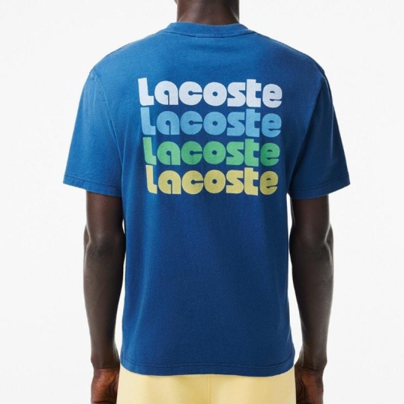 Lacoste Herren Sommer Packung pigMenT Druck T-Shirt Th7544 54g Hbm