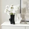 Balletsko Blomstervase Moderne Blomsterarrangement Borddekoration Abstrakt Kunst Danse sko Dekorativ Vase til Sofabord Kontorhylde Gaver