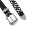 Bling Bling Sparkling Rhinestone Studded Western Metal Black [Lamerry] Belt, Belt, Buckle, 115cm, Men's & Women's,