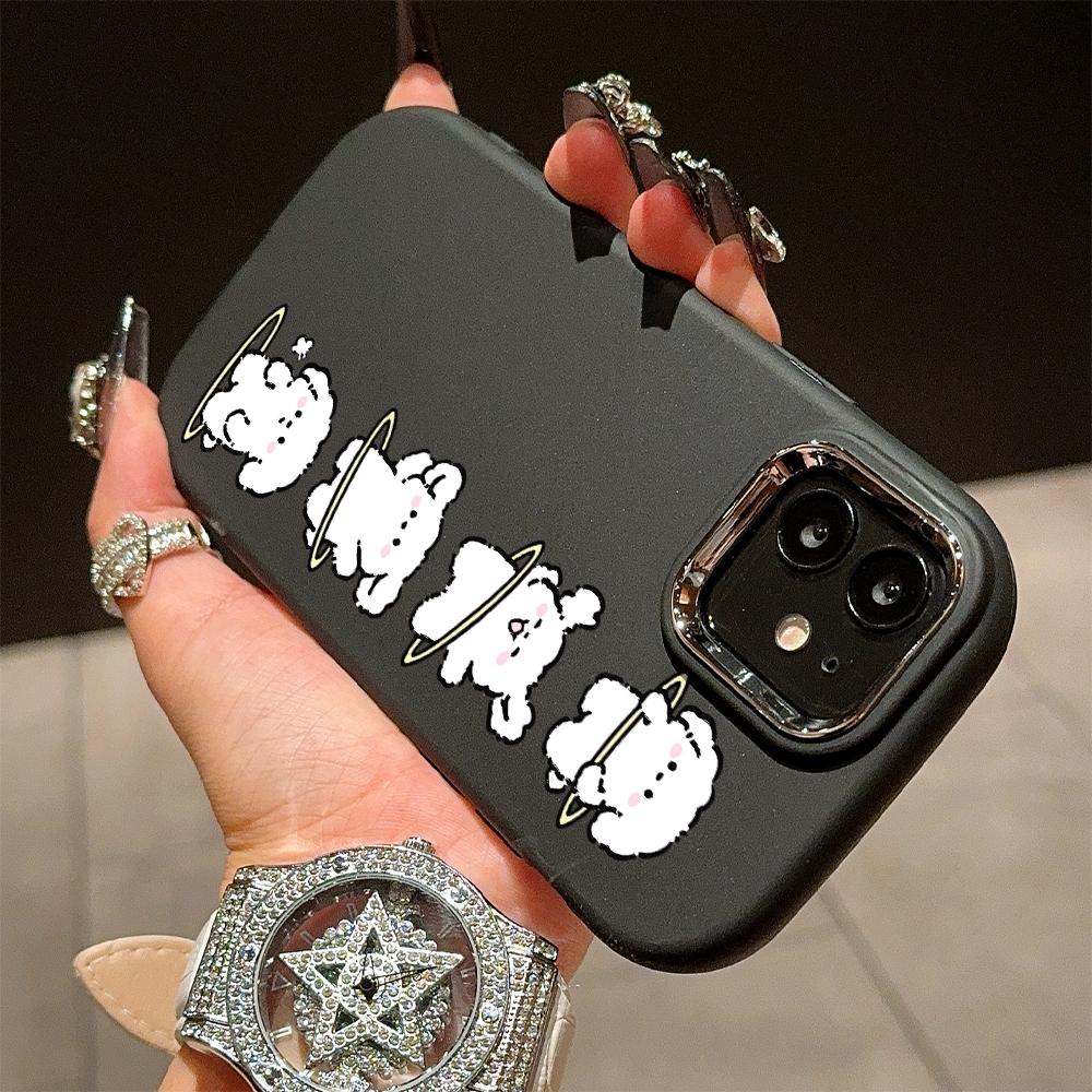 Solid Color Silver Edge Lens Soft Liquid Silicone Shockproof Phone Case for iPhone Samsung Huawei Honor Xiaomi Redmi OPPO Realme Vivo Infinix Tecno