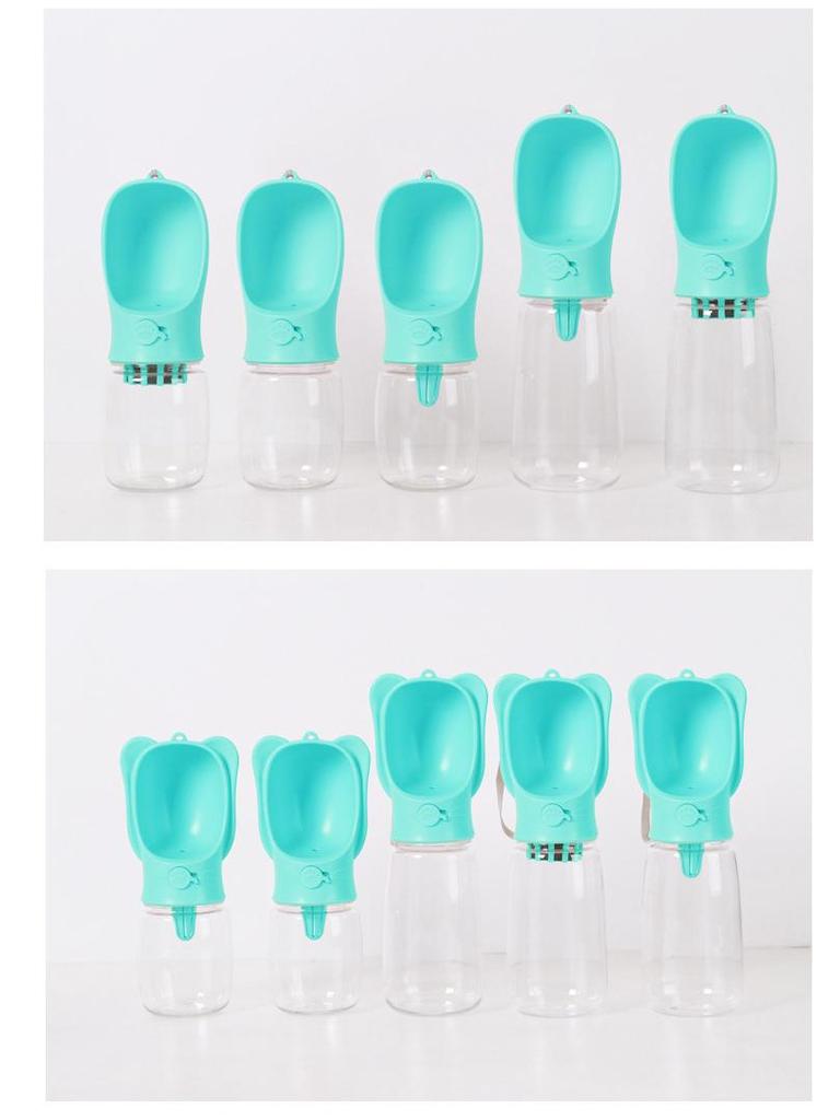 Dual Pet Water & Food Bottle: Portable 2-in-1 Outdoor Drinking Cup & Feeding Bowl for Dogs & Cats