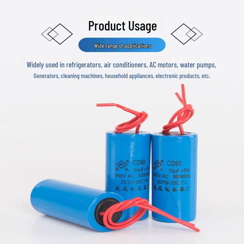 CD60 Motor Start Capacitor (50-500 UF Range)