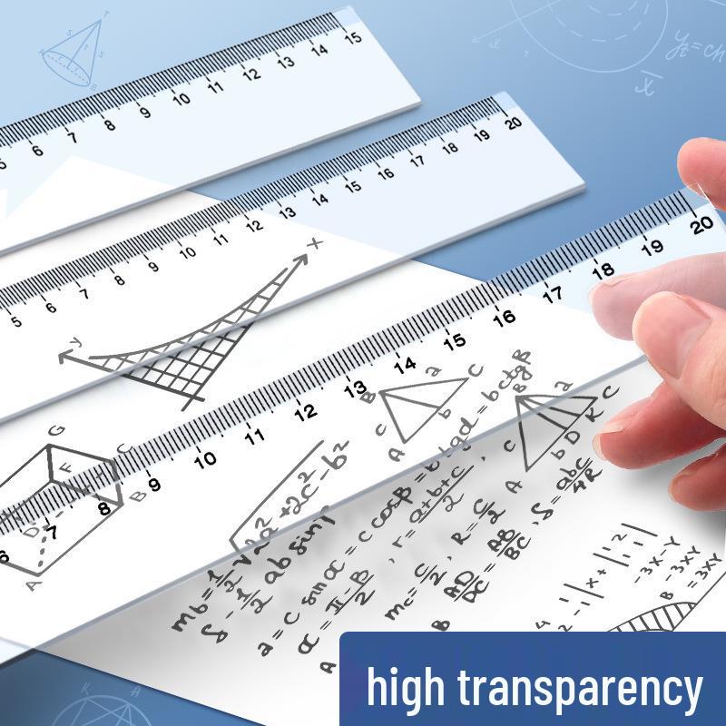 20cm Plastic Ruler for Measuring and Drawing In Math and Engineering