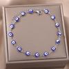 Women’s Colorful Demon Eye & Irregular Pearl Anklet: European & American Style, Personalized Design